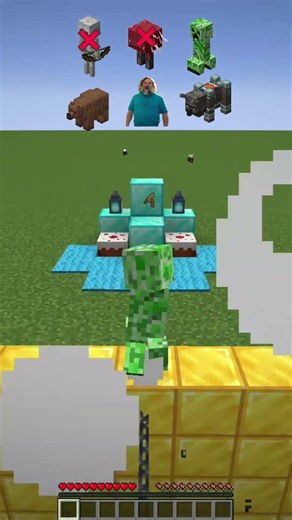 😂 Minecraft Mob Survival Battle #7x7