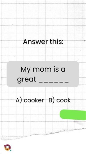 Don't call your mom a COOKER! 🛑 Common English Mistake 🇺🇸 #shorts