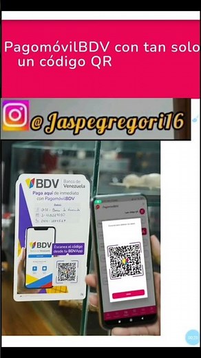 cómo es el pago móvil CODIGO QR BANCO DE VENEZUELA