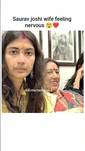 saurav wife getting nervous 😲❤️#ientertainyou1 #sauravjoshiincome #sauravjoshivlogs #saurav