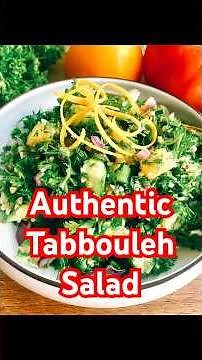 Authentic Tabbouleh Salad Recipe | Fresh & Healthy Parsley Salad