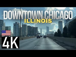 Road Tour of Downtown Chicago in 4K - Driving in the Chicago Loop - Chicago Driving Tour - Road Trip
