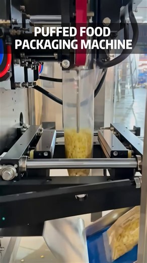 Lucky on Instagram: "The soul of puffed snacks is the instant crispness upon first bite. Our large vertical packager uses gentle lifting and soft-drop systems, minimizing product drops and compression throughout the vertical process, guarding the integrity and crunch of every chip and stick. We are a professional packaging machinery manufacturer, supporting OEM customization and export services, and providing comprehensive technical support and training. Contact us for more information: Official