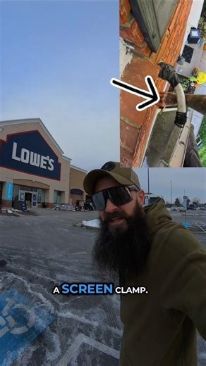 How To Make A Screen Clamp | Huge Time Saver #windowcleaning #windowscreen