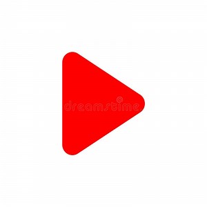 Red Play Button Icon. Youtube Icon. Play Video. Stock Vector Illustration Isolated on White Background. Stock Vector - Illustration of flat, design: 217038350