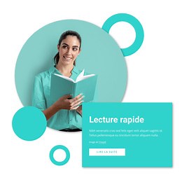 Cours de lecture rapide - Modèle de site Web par Nicepage
