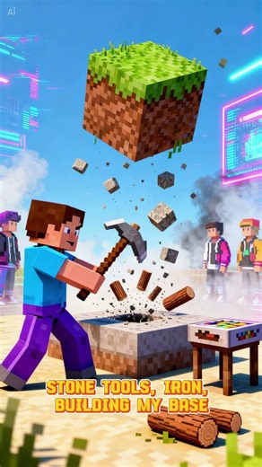 I Tried the Viral One Block Challenge... But Died Instantly #minecraft #gaming