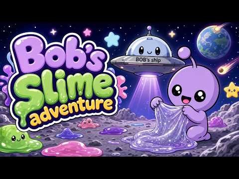 Alien Bob's Slime Adventure | Episodes 1–5 #slime #slimevideo