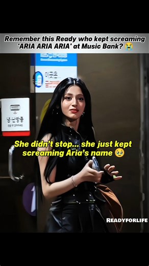 The ready screaming aria at music Bank comes back again 😭🥹 #xin #aria #kpop #fyp #shorts