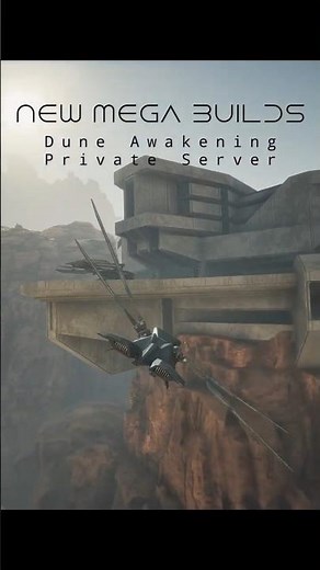 Dune Awakening 3 Epic Bases in 60 seconds #duneawakening #basebuilding