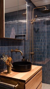 Spectacular 🤌🏼 Gimme 14 boxes of it right now. Product featured: Coogee Antique Blue Kit Kat Mosaic Tile Project by: @huntingforgeorge Project Design: @lucygladewright Project Photography: @summer_slay | TileCloud
