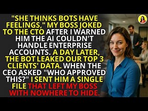 I Exposed My Boss's AI Cover-Up & Got Him Fired 💼 | #OfficeRevenge