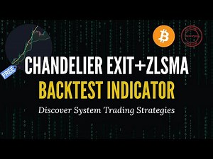 Chandelier Exit and ZLSMA Backtest Indicator on TradingView for Bitcoin Trading