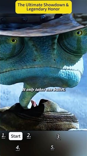 Rango: The Ultimate Showdown & Legendary Honor 🦎🤠#movie #shorts