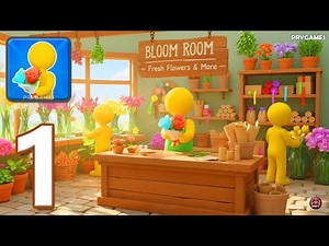 Flower Shop - Gameplay Walkthrough Part 1 - Grow and Sell Flowers (Android, iOS)