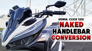 Honda Click 125i Modified | Naked Handlebar Conversion – MotobeastPH