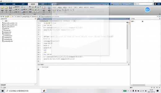 matlab绘制四维图，有感而发