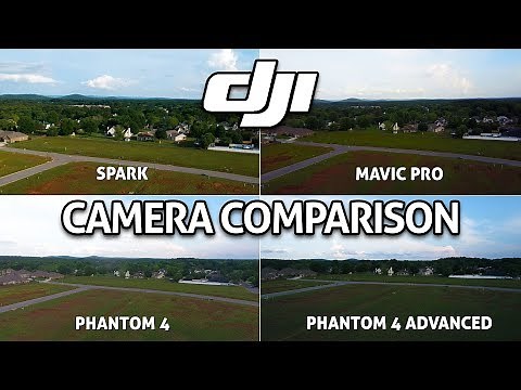 DJI SPARK CAMERA vs Mavic Pro vs Phantom 4 vs P4 Advanced!! Test Comparison Review