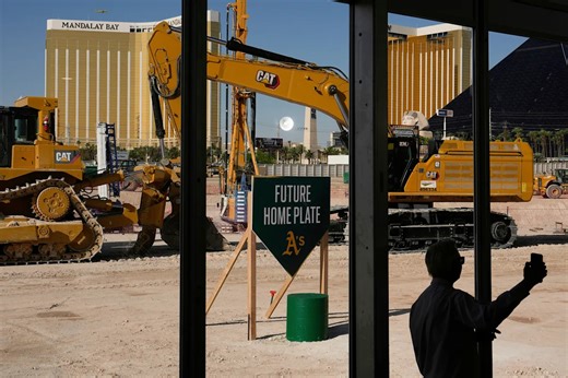 A's: Foundation work complete on Las Vegas stadium and opening still targeted for 2028