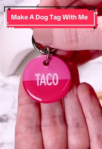 Taco Tag Time! #asmr #satisfying #dogaccessories #dogsoftiktok