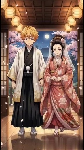 😭Zenitsu & Nezuko’s Wedding Scene We NEVER Got… Until Now 😭💍✨ #anime #demonslayer #wedding #shorts