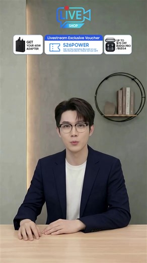 This is where power meets experience. Go deeper into the Galaxy ecosystem — see how your devices work seamlessly together, powered by intelligent innovation. More insights. More interaction. More exclusive LIVE deals. Tune in and don’t forget S26POWER. | Samsung