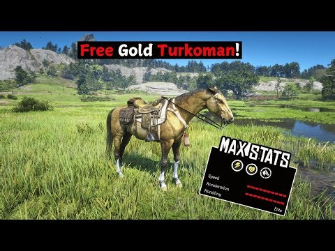 Free Turkoman Gold Horse Location in Saint Denis – Best Early Horse in RDR2
