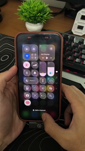 ازاي اعدل او احط اي اختصار في control center