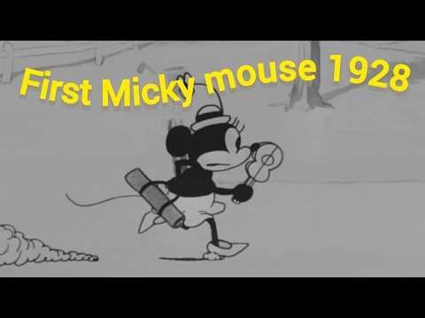 Steamboat Willie (1928) 🚢 | First Mickey Mouse Cartoon | Classic Animation