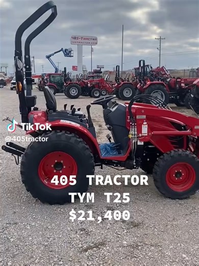 Come to 405 Tractor TODAY—see TYM, Mahindra, Solis, tractors, golf carts, side-by-sides, cars & more! Implements, mini skid steers, attachments too