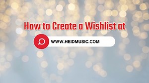 Create your wishlist today at https://www.heidmusic.com/ ✨ | Heid Music