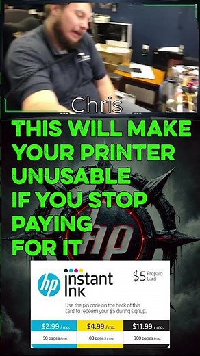 HP Instant Ink Will Brick Your Printer