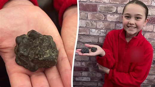 Girl finds 4.5 billion year old meteorite older than Earth