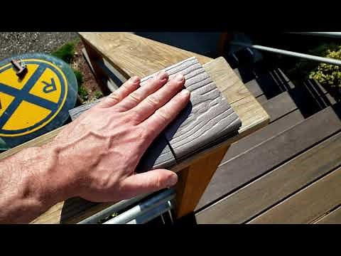 Trex vs Moistureshield Vision Decking - Cooler To The Touch?