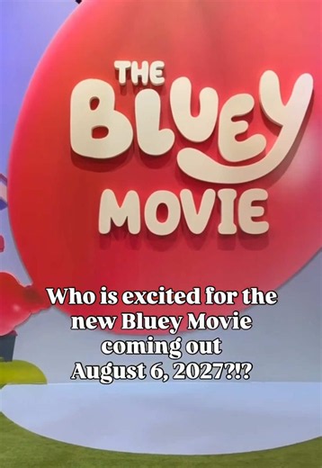 FOR REAL LIFE?! 💙🎈 BLUEY IS COMING TO THE BIG SCREEN! D23 gave us our first look at The Bluey Movie, coming ONLY to theaters August 6, 2027! 🎬🐾 And yes… Bluey, Bingo, Bandit and Chilli are all headed along for the adventure. And D23 made the announcement even more fun with a giant game of KEEPY UPPY! 🎈🙌 Because obviously you can’t celebrate Bluey without trying to keep those balloons off the ground! The teaser even features Bluey and Bingo playing Keepy Uppy—and gives us our first look at 