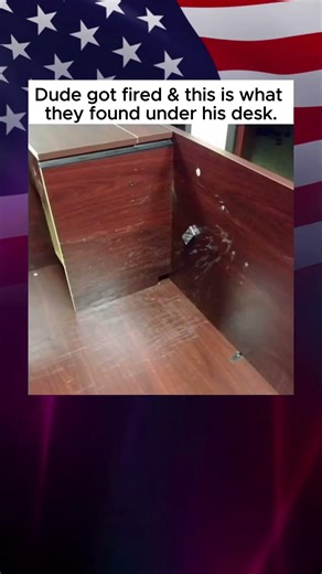 Guy Got Fired and This Is What Was Hidden Under His Desk