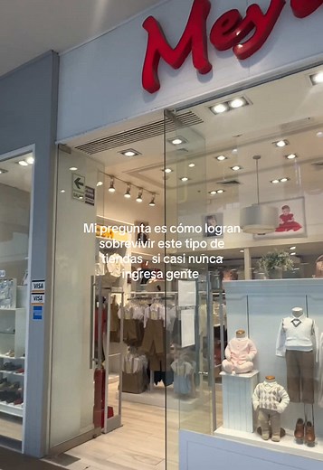 ¿Cómo sobreviven tiendas donde casi nunca entra gente?