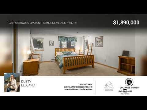928 Northwood Blvd, Unit 10 Incline Village, NV |