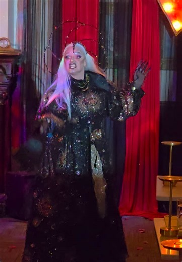 Absolutely brimming with #genderfluid performing #venus in #galaxy #drag! #glitzwilliamdarcy