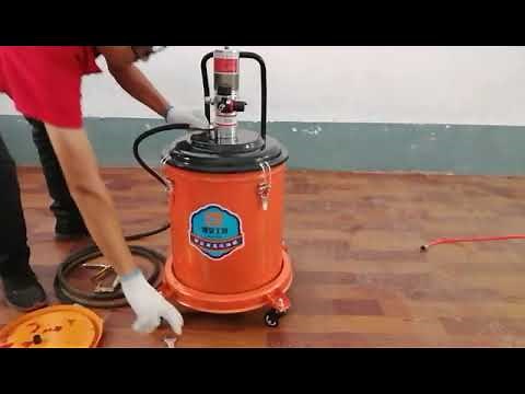 how to use a pneumatic grease pump