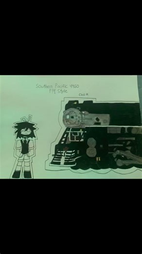 Steam locomotives in Fpe style (Sp 4449, Sp 4460, Sp&s 700)✨