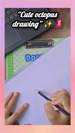 “Cute octopus drawing” ✨ “Cute Octopus Drawing Tutorial 🐙✨ #drawing #aesthetic #art”