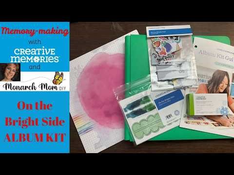 On the Bright Side Album Kit Unboxing and Completion | Creative Memories x Amy Tangerine
