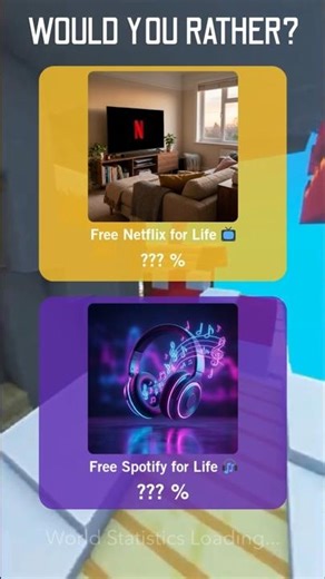 Free Netflix or Spotify 4 Life?! 🎧📺 #shorts #music #netflix