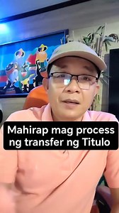 721K views · 8.6K reactions | Mahirap pala ang pag process ng Transfer ng Titulo #propertytips #lupaserye#property #lupa #lupaph #realestate | Boss RCT | Facebook