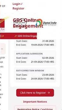India Post GDS Form Fill Up 2026 | How to Fill GDS Online Form | Gramin Dak Sevak Form Kaise Bhare