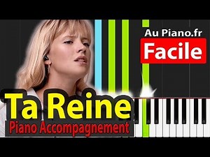 Ta reine Angèle piano accompagnement Karaoke Lyrics
