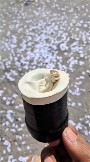 Party Poppers That Actually WORK 🎉 | Real Explosion Test | DIY Party Experiment #shorts