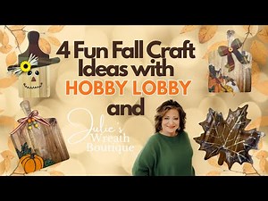 Simple DIY Fall Decor Using Napkins, Beads, and Ribbons from Hobby Lobby
