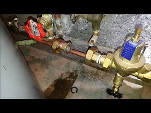 Replacing a backflow preventer